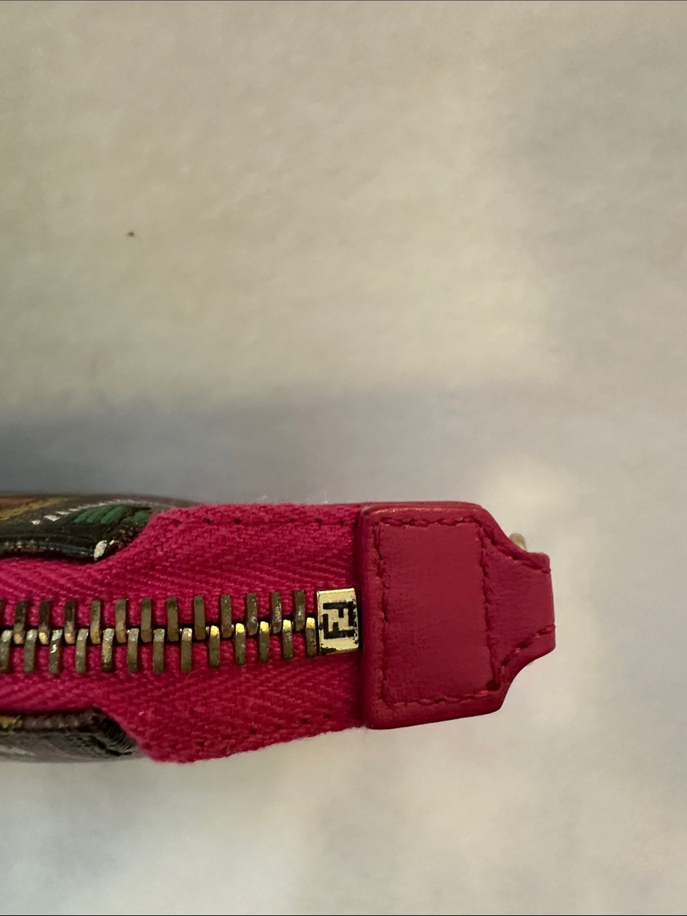 Fendi Zucca Coated Canvas Pochette - Picture 3 of 13
